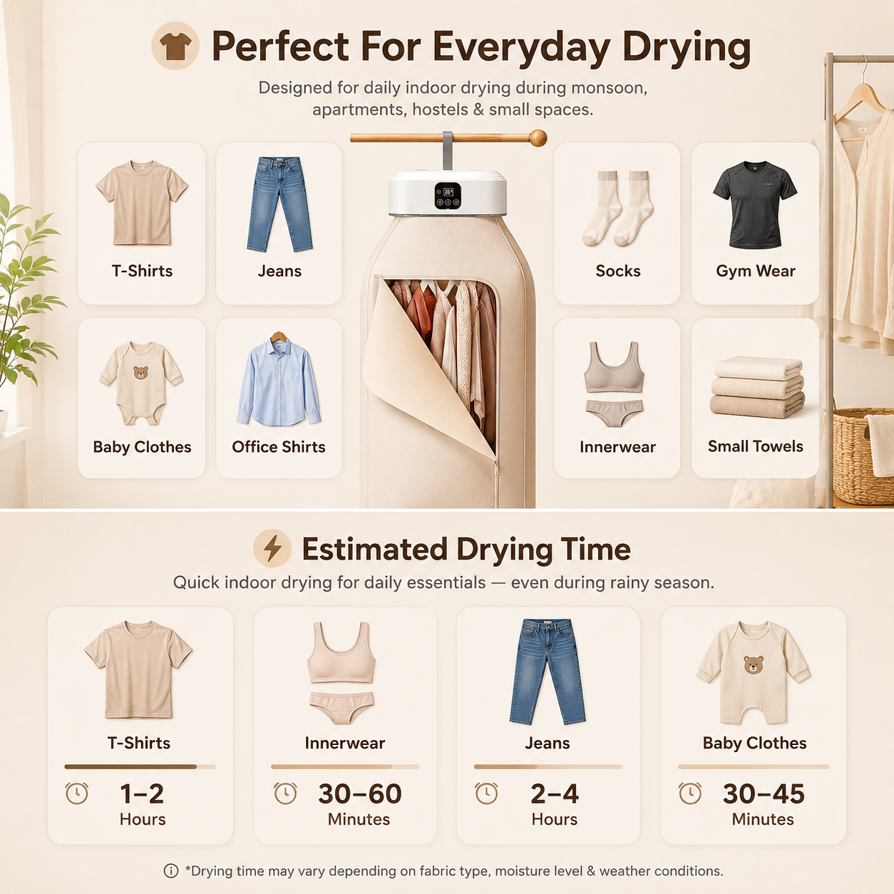 TheDryNest™ Portable Clothes Dryer